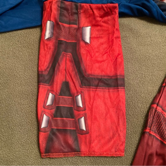 NWOT Captain America Avengers Costume Classic Muscle Child Halloween Size L - Picture 10 of 13